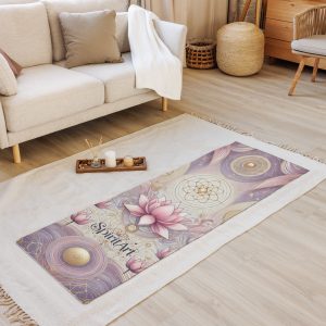 Yoga mat - Divine Feminine Flow Lotus and Sacred Geometry