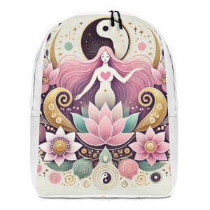 Minimalist Backpack - Divine Feminine and Fertility Energy Design